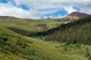 A hiking trail between Aspen and Crested Butte through a lush green valley.